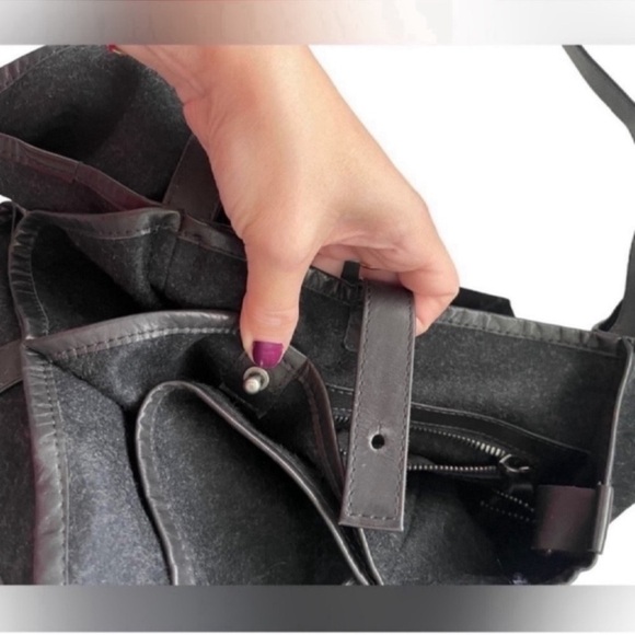 Elegant Women's Shoulder Bag Set - Brown, Gray, and Black - Picture 8 of 11